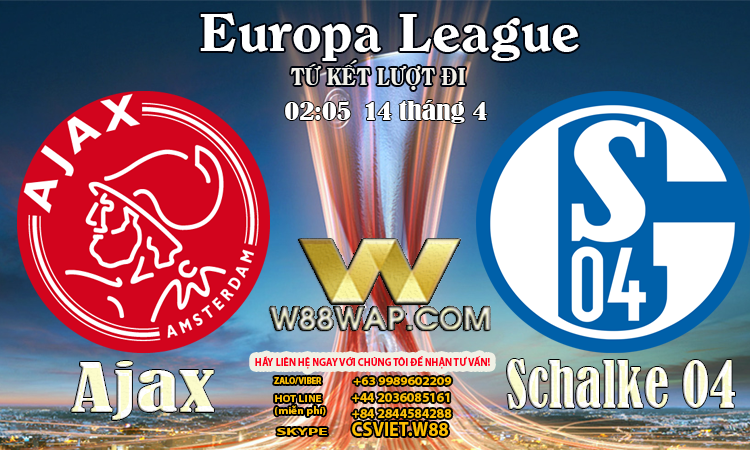 You are currently viewing 02:05 NGÀY 14/4: Ajax vs Schalke 04