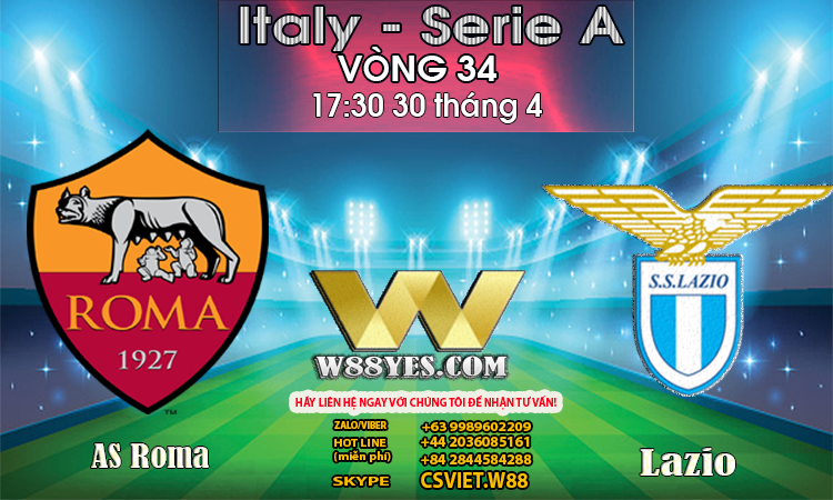 You are currently viewing 17:30 NGÀY 30/4: AS Roma vs Lazio.