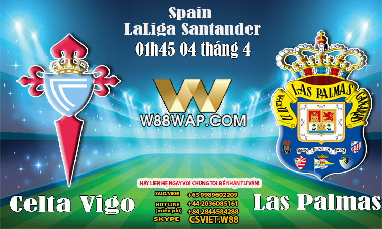 You are currently viewing 01G45 NGÀY 04/4: Celta Vigo vs Las Palmas