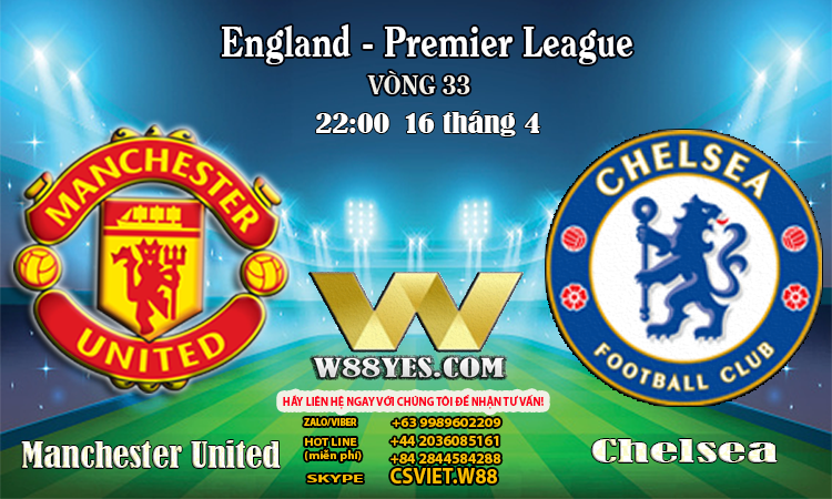 You are currently viewing 22:00 NGÀY 16/4: M.U vs Chelsea.