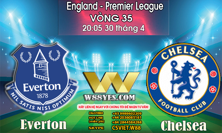 You are currently viewing 20:05 NGÀY 30/4: Everton vs Chelsea.