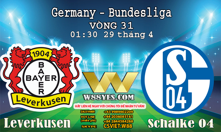 You are currently viewing 01:30 NGÀY 29/4: Leverkusen vs Schalke.