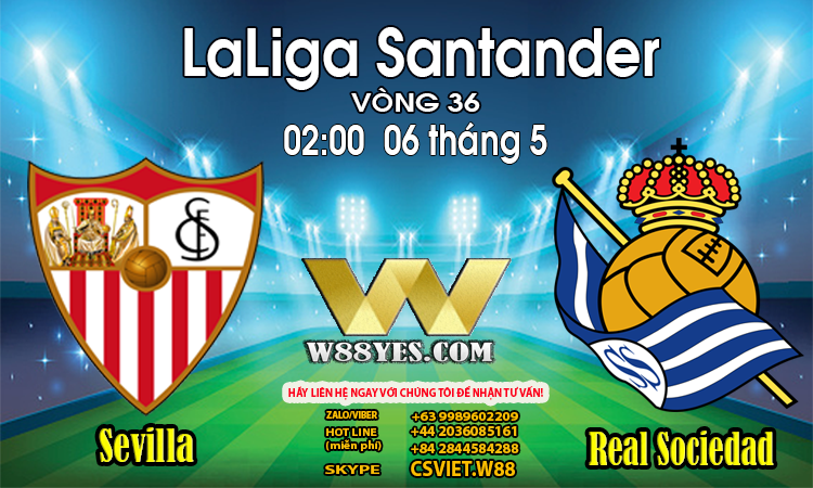Read more about the article 02:00 NGÀY 06/5: Sevilla vs Sociedad.