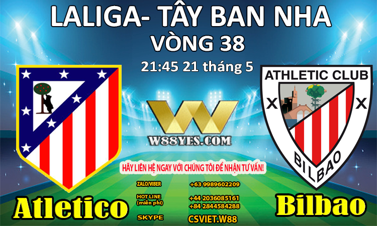 You are currently viewing 21:45 NGÀY 21/5 Atletico Madrid vs Bilbao