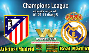 Read more about the article 01:45 NGÀY 11/5: Atletico Madrid vs Real Madrid.