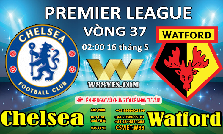 You are currently viewing 02:00 NGÀY 16/5: Chelsea vs Watford.
