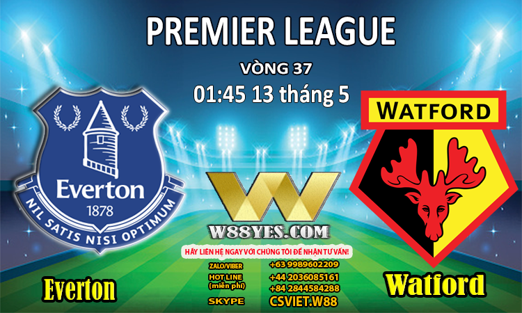 You are currently viewing 01:45 NGÀY 13/5: Everton vs Watford.