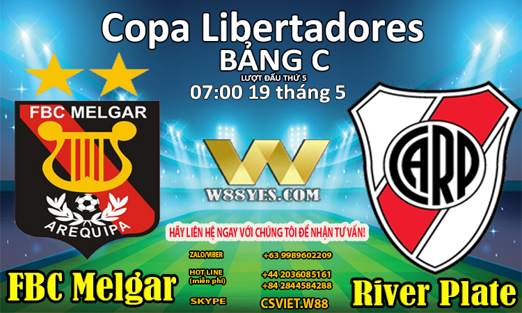 You are currently viewing 07:00 NGÀY 19/5 FBC Melgar vs River Plate