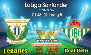 Read more about the article 01:45 NGÀY 09/5: Leganes vs Betis.