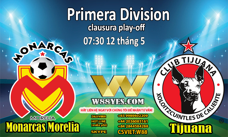 You are currently viewing 07:30 NGÀY 12/5: Monarcas Morelia vs Tijuana.