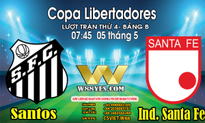 Read more about the article 07:45 NGÀY 05/5: Santos vs Ind. Santa Fe.