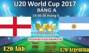 Read more about the article SOI KÈO:  14:30 NGÀY 20/5 U20 Anh vs U20 Argentina
