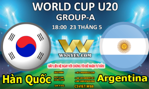 Read more about the article SOI KÈO : 18:00 NGÀY 23/5:  U20 Hàn Quốc vs U20 Argentina.