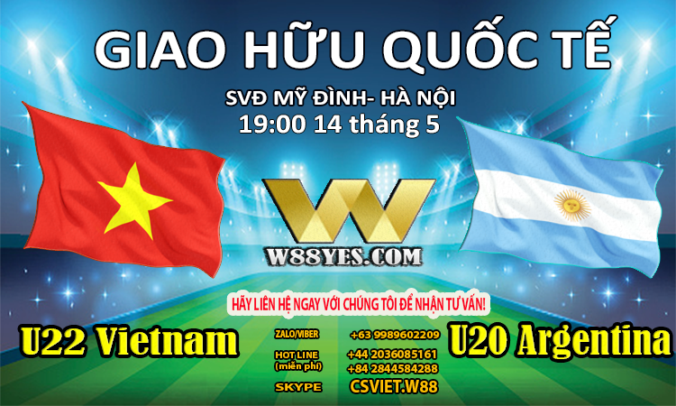 You are currently viewing 19:00 NGÀY 14/5: U22 Việt Nam vs U20 Argentina.