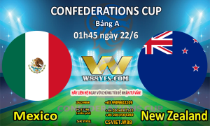 Read more about the article SOI KÈO : 01h45 ngày 22/6: Mexico vs New Zealand.