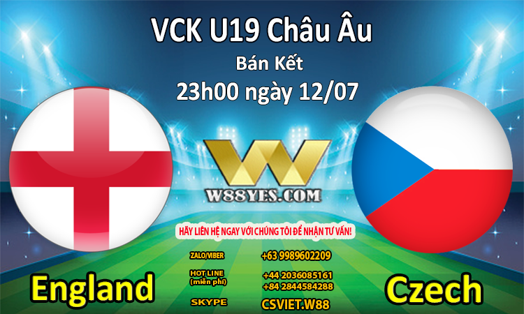 You are currently viewing NHẬN ĐỊNH : 23h00 ngày 12/07: U19 Anh vs U19 Czech.