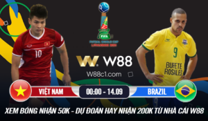 Read more about the article W88 – MINIGAME] VIỆT NAM – BRAZIL | FIFA FUTSAL WORLD CUP 2021 | THỬ THÁCH CỰC ĐẠI