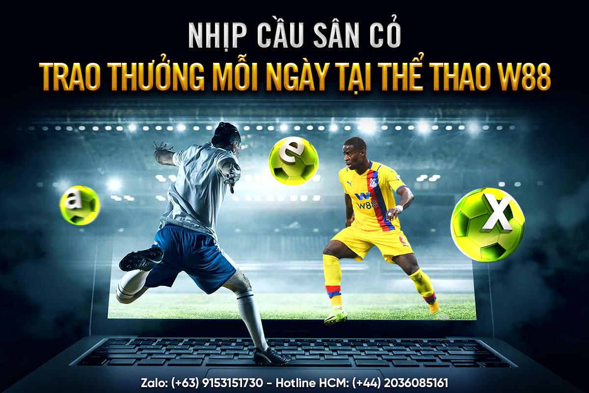 You are currently viewing NHỊP CẦU SÂN CỎ – TRAO THƯỞNG MỖI NGÀY TẠI THỂ THAO W88