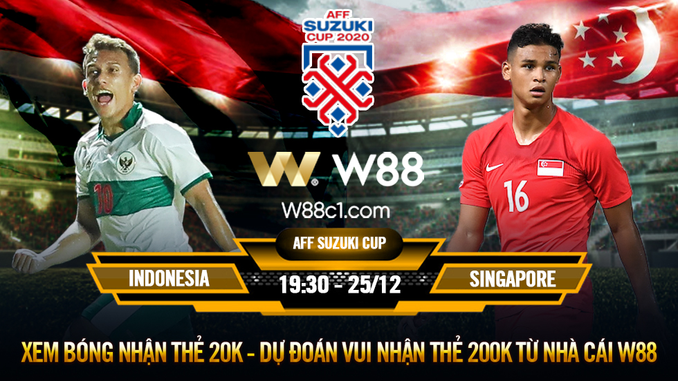 Read more about the article [W88 – MINIGAME] INDONESIA – SINGAPORE | BÁN KẾT AFF CUP | LỢI THẾ SÂN NHÀ