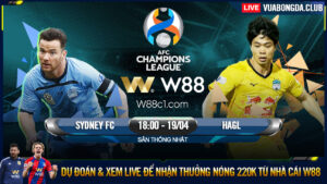 Read more about the article [W88 – MINIGAME] SYDNEY FC – HOÀNG ANH GIA LAI | AFC CHAMPIONS LEAGUE | TIẾP TỤC LEO NÚI