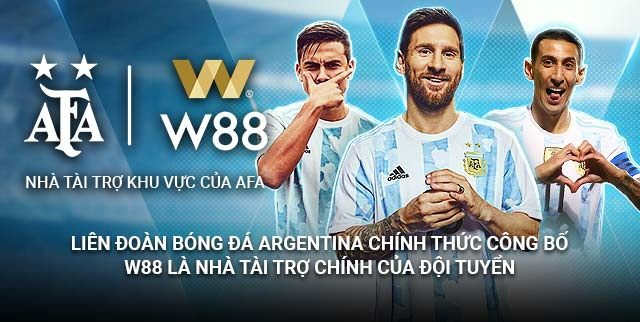 Read more about the article ARGENTINA – CHUẨN BỊ CHO KỲ WORLD CUP RỰC LỬA VỚI SỰ TÀI TRỢ TỪ NHÀ CÁI W88
