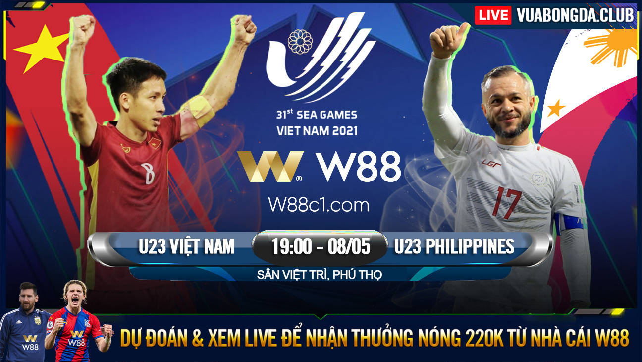 You are currently viewing [W88 – MINIGAME] U23 VIỆT NAM – U23 PHILIPPINES | SEAGAMES 31 | XÂY CHẮC NGÔI ĐẦU