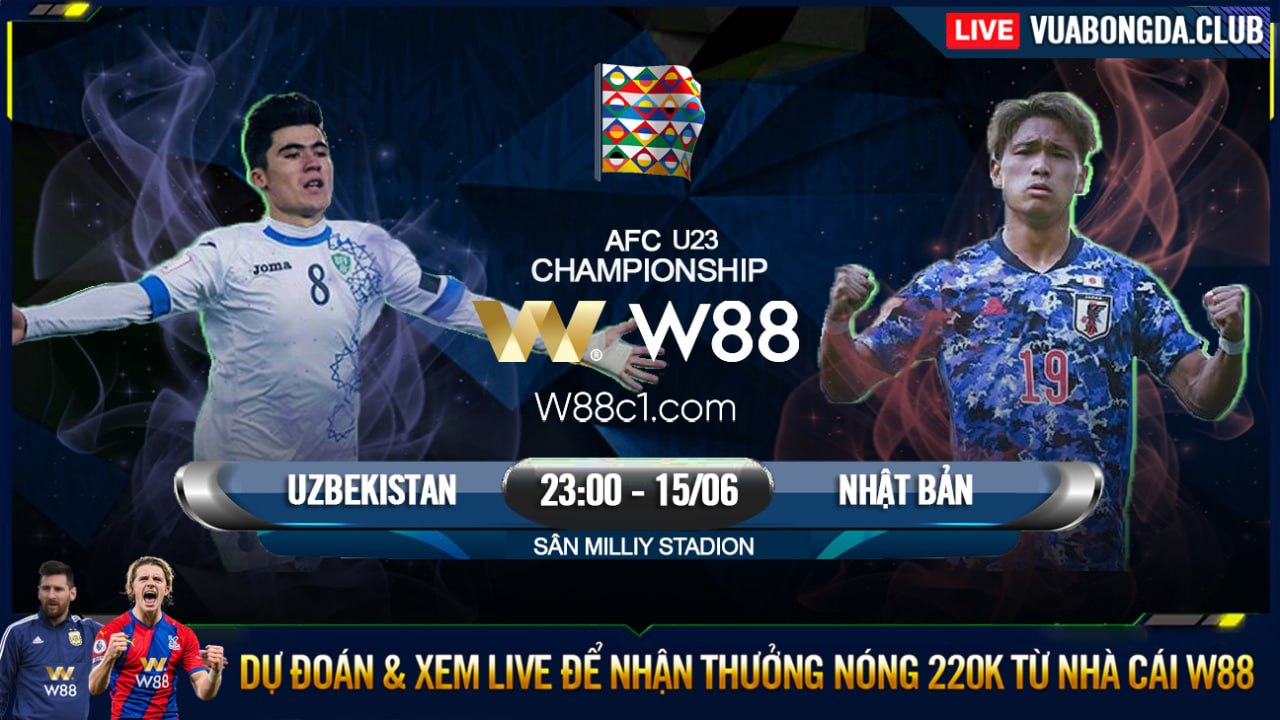 You are currently viewing [W88 – MINIGAME] UZBEKISTAN U23 – JAPAN U23 | AFC U23 | THAM VỌNG VÔ ĐỊCH