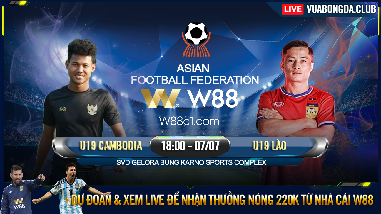 You are currently viewing [W88 – MINIGAME] U19 CAMBODIA – U19 LÀO | U19 – ĐÔNG NAM Á | THỂ LỰC DỒI DÀO