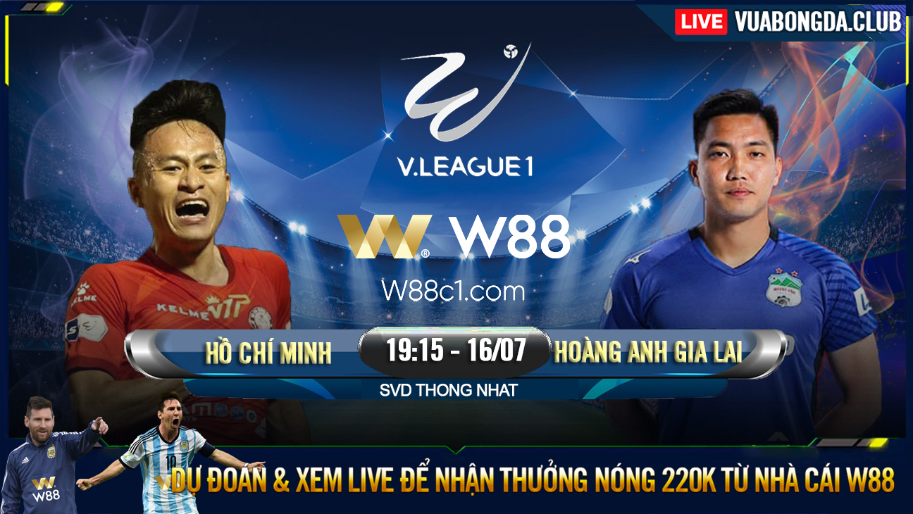 You are currently viewing [W88 – MINIGAME] HỒ CHÍ MINH FC – HOÀNG ANH GIA LAI FC | V-LEAGUE 1 | CUỘC ĐẤU TRÍ