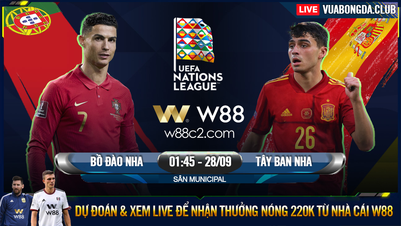 You are currently viewing [W88 – MINIGAME] BỒ ĐÀO NHA – TÂY BAN NHA | UEFA NATIONS LEAGUE | LỰC BẤT TÒNG TÂM