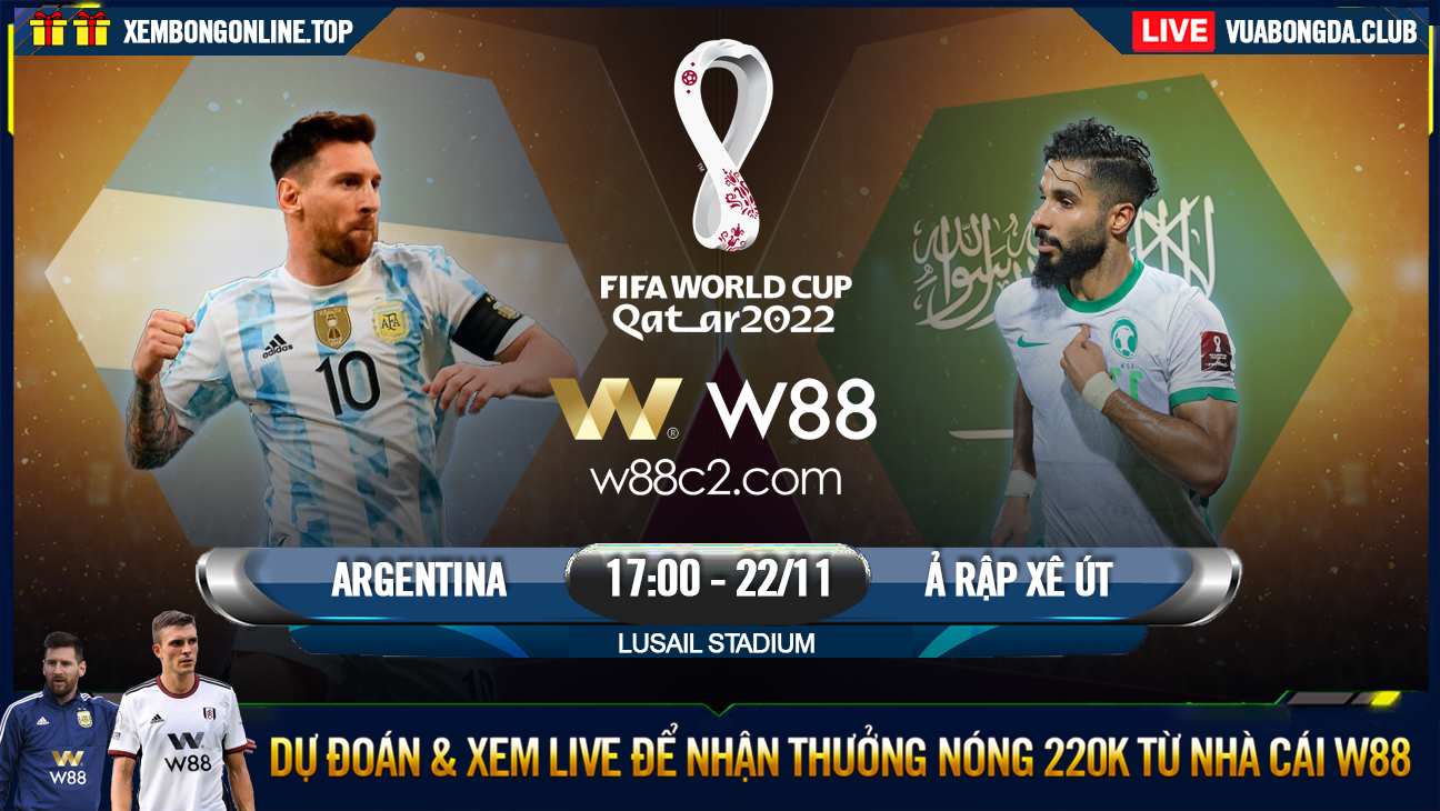 You are currently viewing [W88 – MINIGAME] ARGENTINA – Ả RẬP XÊ ÚT | WORLD CUP 2022 | ĐIỆU TANGO SỐ 1