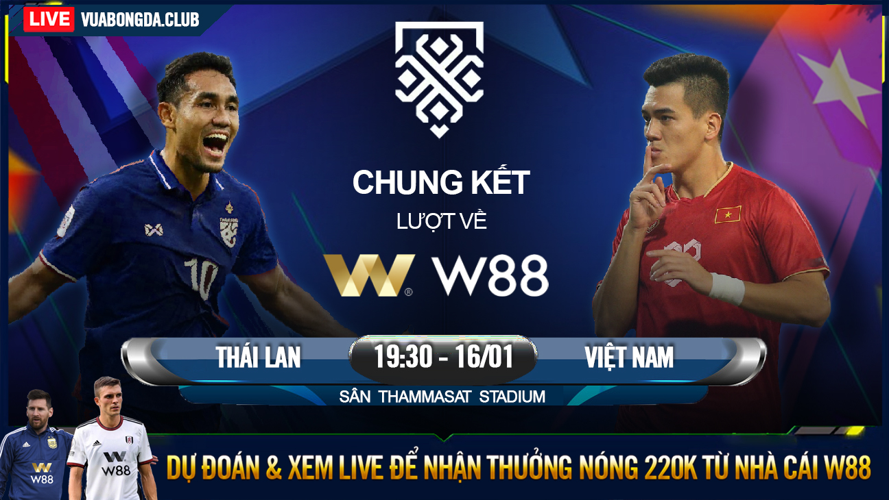 You are currently viewing [W88 – MINIGAME] THÁI LAN – VIỆT NAM | AFF CUP | NỐI VÒNG TAY LỚN