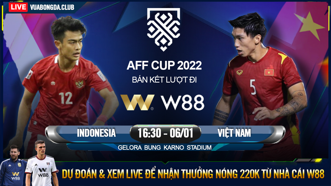 You are currently viewing [W88 – MINIGAME] INDONESIA – VIỆT NAM | AFF CUP | OAN GIA NGÕ HẸP