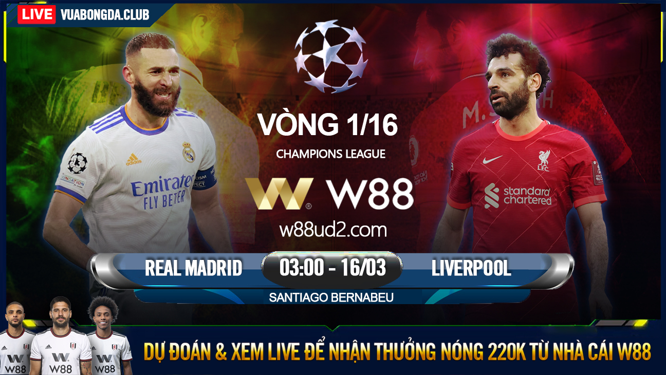 You are currently viewing [W88 – MINIGAME] REAL MADRID – LIVERPOOL | CÚP C1 | MÙA GIẢI TRẮNG TAY