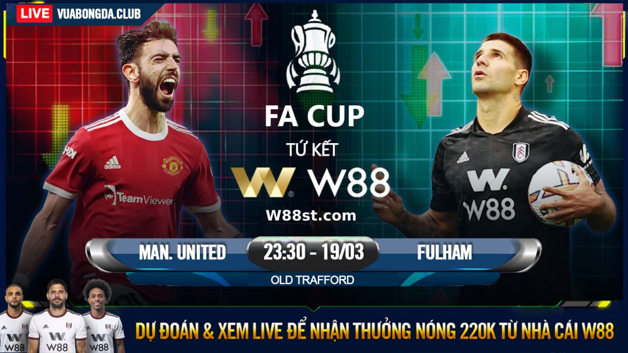Read more about the article [W88 – MINIGAME] MAN. UNITED – FULHAM FC | FA CUP | NỔ LỰC ĐUA TOP