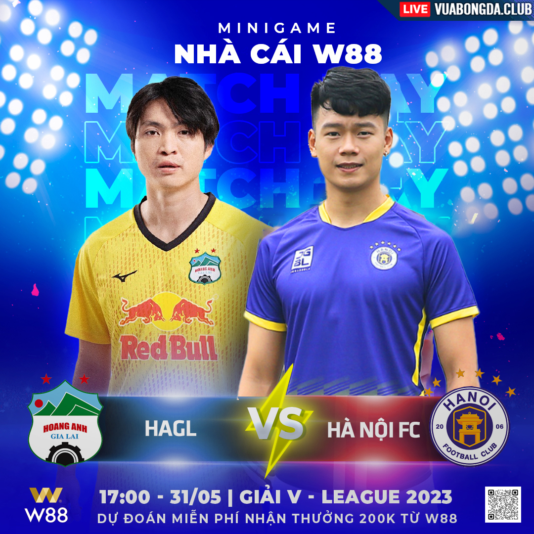 You are currently viewing [W88 – MINIGAME] HOÀNG ANH GIA LAI – HÀ NỘI FC | V-LEAGUE 2023 | VẮNG ÁT CHỦ BÀI