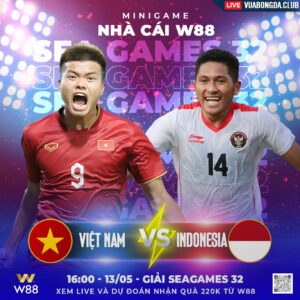 Read more about the article [W88 – MINIGAME] U22 VIỆT NAM – U22 INDONESIA | BÁN KẾT SEAGAMES 32 | CỘT MỐC LỊCH SỬ