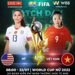 Read more about the article [W88 – MINIGAME] VIỆT NAM vs MỸ | WORLD CUP NỮ 2023