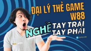 Read more about the article ĐẠI LÝ THẺ GAME W88 – NGHỀ TAY TRÁI HAY TAY PHẢI?