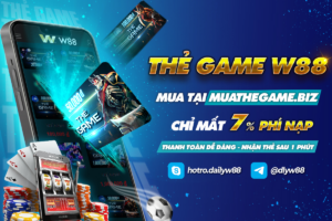 Read more about the article W88 GIẢM PHÍ NẠP TIỀN THẺ GAME CHỈ CÒN 7%