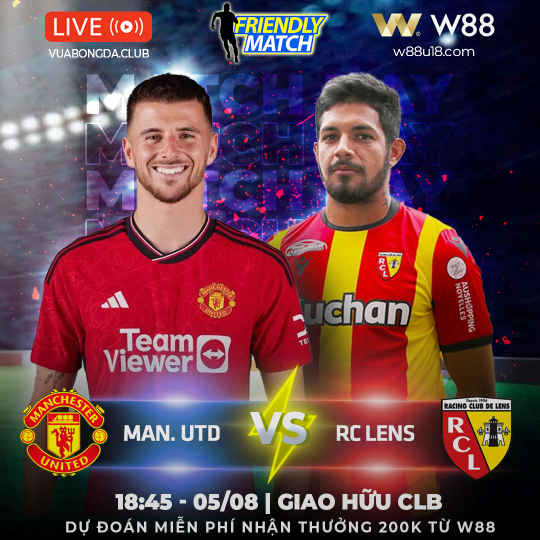 You are currently viewing [W88 – MINIGAME] MAN. UNITED – LENS | GIAO HỮU CLB | TRỤ CỘT TRỞ LẠI