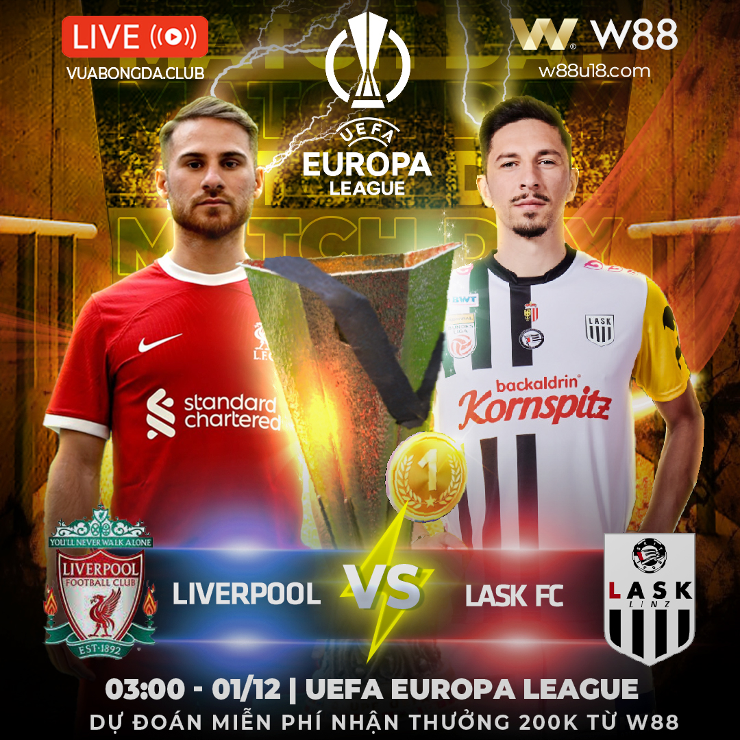 Read more about the article [W88 – MINIGAME] LIVERPOOL VS LASK FC | UEFA CHAMPIONS LEAGUE | THẮNG THÊM LẦN NỮA