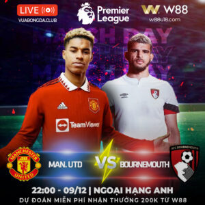Read more about the article [W88 – MINIGAME] MAN. UTD – BOURNEMOUTH | NGOẠI HẠNG ANH | NANH VUỐT CỦA QUỶ