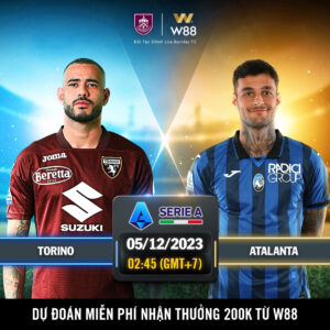 Read more about the article [W88 – MINIGAME] TORINO – ATALANTA | SERIE A VÒNG 14 | MỐI NGUY CỦA TORINO