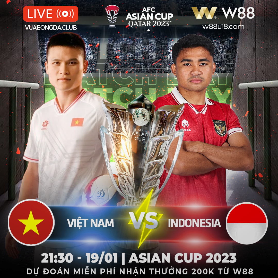 You are currently viewing [W88 – MINIGAME] VIỆT NAM VS INDONESIA | ASIAN CUP | CUỘC QUYẾT CHIẾN!