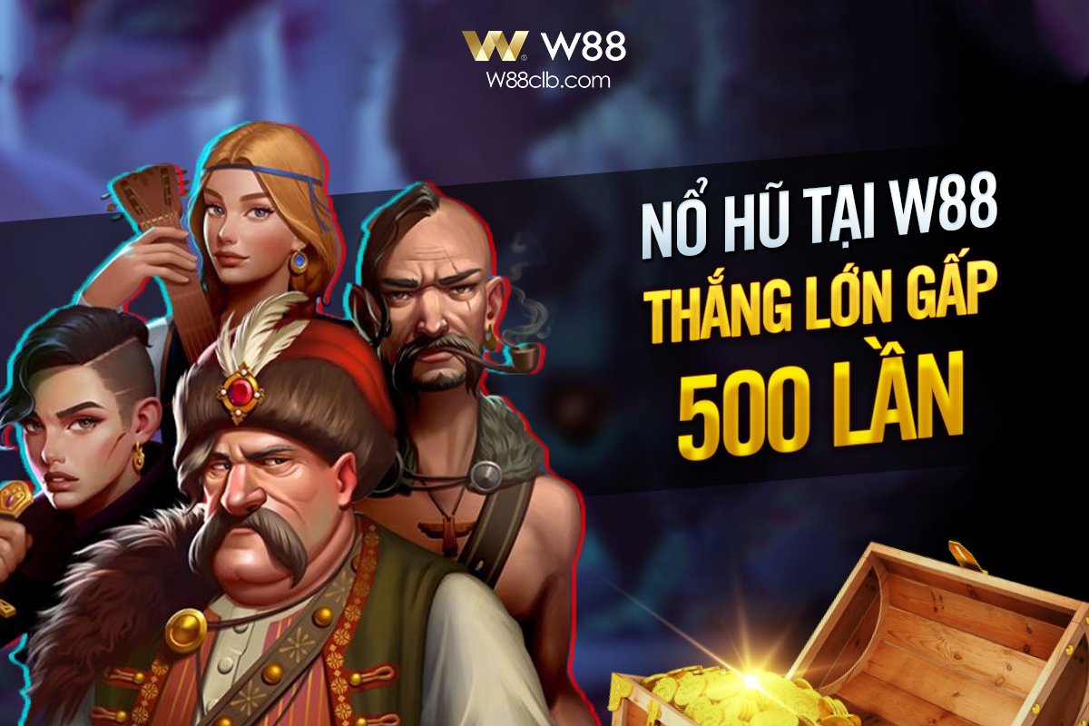 You are currently viewing SLOT W88 – VỐN 500Đ THẮNG LỚN GẤP 500 LẦN!