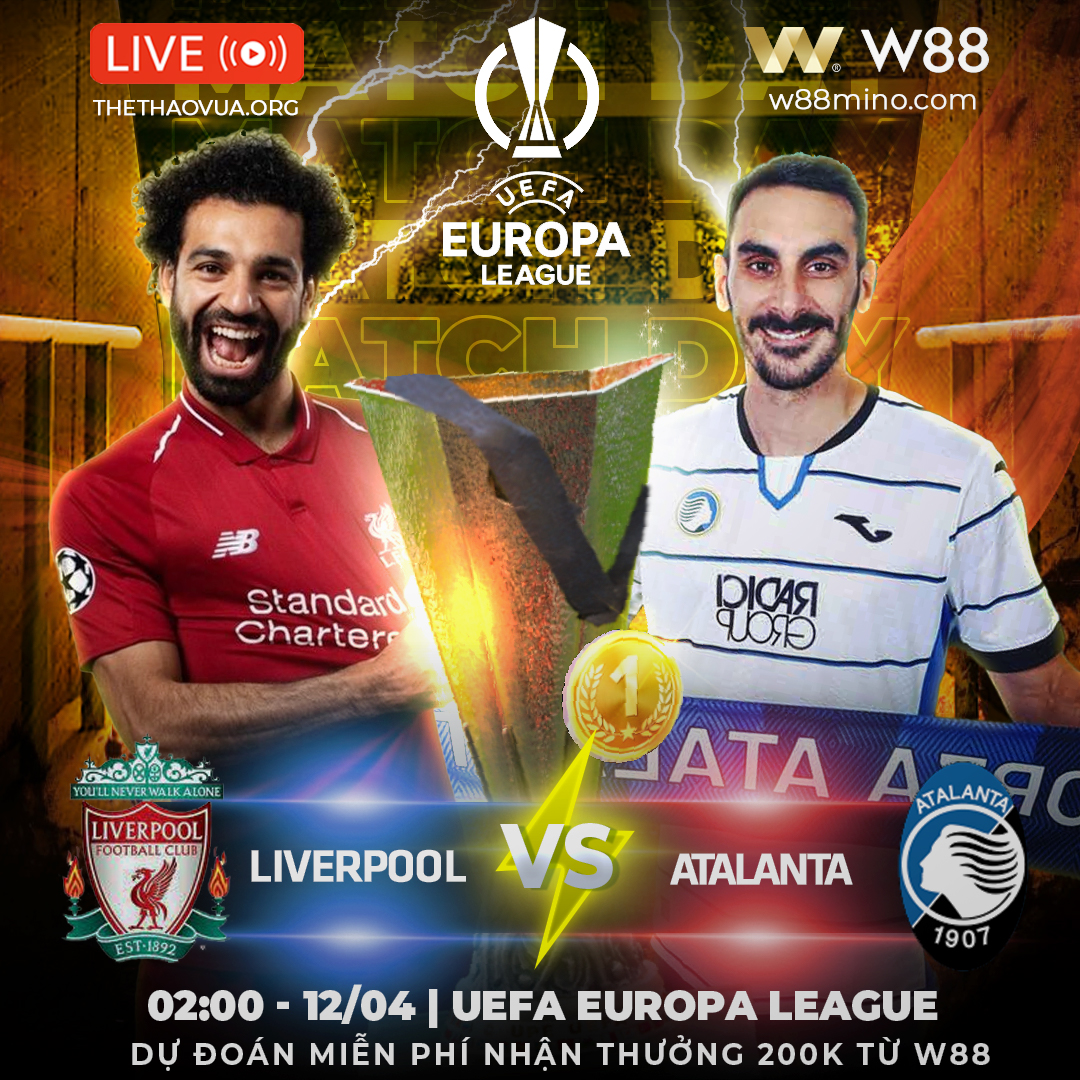 Read more about the article [W88 – MINIGAME] UEFA EUROPA | LIVERPOOL VS ATALANTA | ANFILED ĐI DỄ KHÓ VỀ